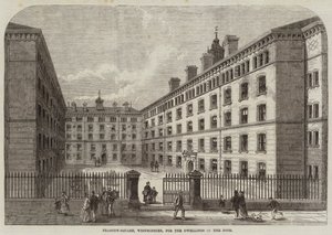 Plaza Peabody, Westminster, para las Viviendas de los Pobres de Frank Watkins